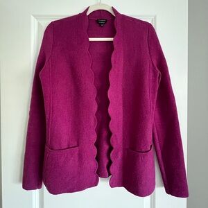 Talbots Pink/Purple Merino Wool Sweater
